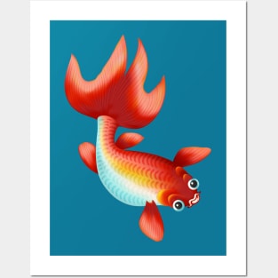 Koi fish Posters and Art